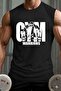 قميص رياضي بدون أكمام مطبوع عليه Black Gym Warriors للرجال - 3