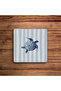 Starfish and Jellyfish Themed Natural Stone Travertine Coasters Set of 4 - 2