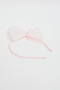 Girl'S Pink Hairclip And Headband Set - 4