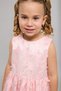 Girl'S Pink Appliqued Sleeveless Fit & Flare Dress - 3