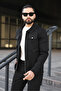 Basic Linen Jacket with Pocket Flaps - 2