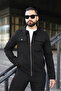 Basic Linen Jacket with Pocket Flaps - 3