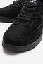 Two-Stripe Linen Men's Shoes Black Black - 3