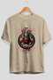 Thor 2 Front Printed Beige Oversize T-Shirt Men Women Cotton Crew Neck Tshirt