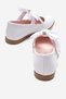Children's Ribbon Shoes 31-36 White Skin - 4