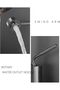 Bathroom Sink Faucet New Model Design Anthracite Color Imported with 7 Years Warranty - 3