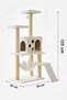 B10 Luxury Cat Scratching House with Hammock and Nest, White - 4
