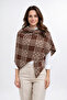شال مثلث منسوج منقوش على الوجهين - 2