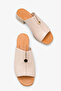 Anisya Women's Genuine Leather Slippers - Stone - 3