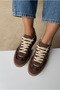 Women's Sports Shoes Aci Brown Suede - 3
