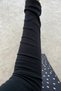 V-Neck Snap Fastener Cardigan-Black Black - 4
