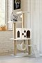 B10 Luxury Cat Scratching House with Hammock and Nest, White - 5