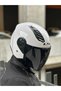 AIRFLOW 2 BEYAZ KASK (SİYAH VİZÖR) - 6
