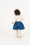 Baby Girl & Child Ladybug Detailed Denim Shorts Set with Pantyhose and Gift - 3