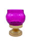 T Light Holder with Metal Base, Assorted - 2
