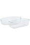 Oval Glass Bakeware + LoafTin, 2 pcs - 8