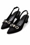 Crystal Bow Heeled Shoes - 3