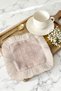 Palace-Inspired Stylish Serving Napkin with Fringes - Vintage Texture Bohemian Powder Cream Coffee Tray Napkin - 3