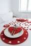 Valentine's Day Special 2 Person 6 Piece Heart Supla Dining American Service Set for Your Special Days - 5