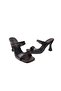 Byk Double Strap Glitter Heel Shoes with Shiny Stylish Slippers - 5