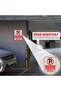 1-Pack Acrylic No Parking Sign 30x21cm, A4 Size Arabic & English Red/White - 2