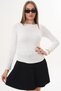 Women's Side Gathered Detailed Long Sleeve Bady 260283 -