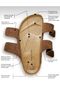 Unisex Orthopedic Sole Slippers with Double Strap Buckle, Daily Comfortable Home & Outdoor Slippers - Brown - 4