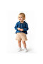 Girl's 1-4 year old shirt shorts jeans set - 2