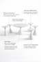 Modern White Coffee Table Set 1+6 – 7 Pieces Round Center Table with 6 Side Tables - 4