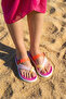 Women's Colorful Flip-Flops Non-Slip Sole Flexible Summer Beach Pool Slippers - 2