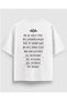 Göktürk Alphabet Oversize Men's T-Shirt - 2
