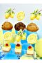 La Dolce Vita Cupcake Decoration – Lemon-Themed Toothpick Dessert Decor