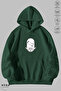 Unisex Hoodie Gemini Gemini Printed Hooded Oversized 100% Cotton Combed Cotton Sweatshirt - 6