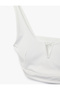 V-Neck Sleeveless Slim Fit Sports Bra - 4