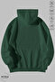 Unisex Hoodie Gemini Gemini Printed Hooded Oversized 100% Cotton Combed Cotton Sweatshirt - 7