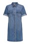 Onllisa Women's Denim Dress Short Sleeve Casual - 7