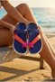 Women's Colorful Flip-Flops Non-Slip Sole Flexible Summer Beach Pool Slippers - 2