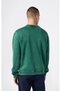 Icons Wash Crewneck Sweatshirt Green Men's Sweatshirt - 221572-Gs584 - 2