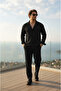Anti-Wrinkle Lycra Wrinkle Fabric Shirt and Pants Set