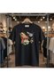 Loose Fit Unisex Kung Fu Panda Po Fighting Pose Design Printed T-shirt
