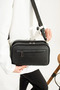 Original Women's Black Shoulder Bag and Wallet Combination New Season 4023 - 3
