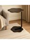 A stylish and modern side table with a rose-shaped top, perfect for living rooms and coffee shops.