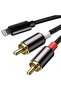 كابل صوت Apple Lightning إلى RCA، طوله 1 متر - KY-221