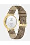 Ladies Beige Gold Tone Analog Watch - 3