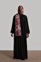 Robal Zippered Robe - Black - 5