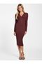 Rib-knit midi sweater dress - 2