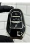 For Peugeot 208 308 408 508 2008 3008 5008 Smart Nano Key Case Cover Black Silver - 3