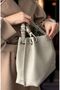 Women's Gray Hand and Shoulder Bag Suitable for Daily Combinations 6011Mh - 4