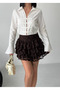 Women's Lace Detailed Layered Mini Skirt - 2