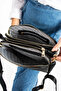 Original Women's 5-Compartment Large Size Cross Shoulder Bag 232044Mh - 3